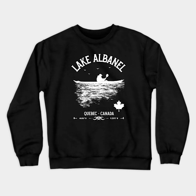 Quebec Canada - Lake Albanel Crewneck Sweatshirt by Kcaand